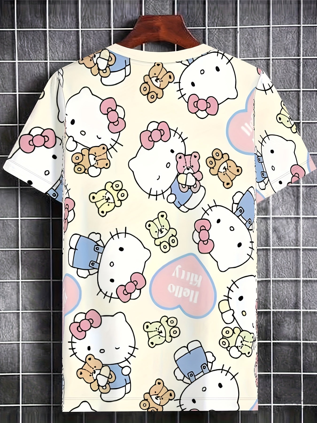 Plus Size Women's Cotton Graphic T-Shirt Short Sleeve Casual Top