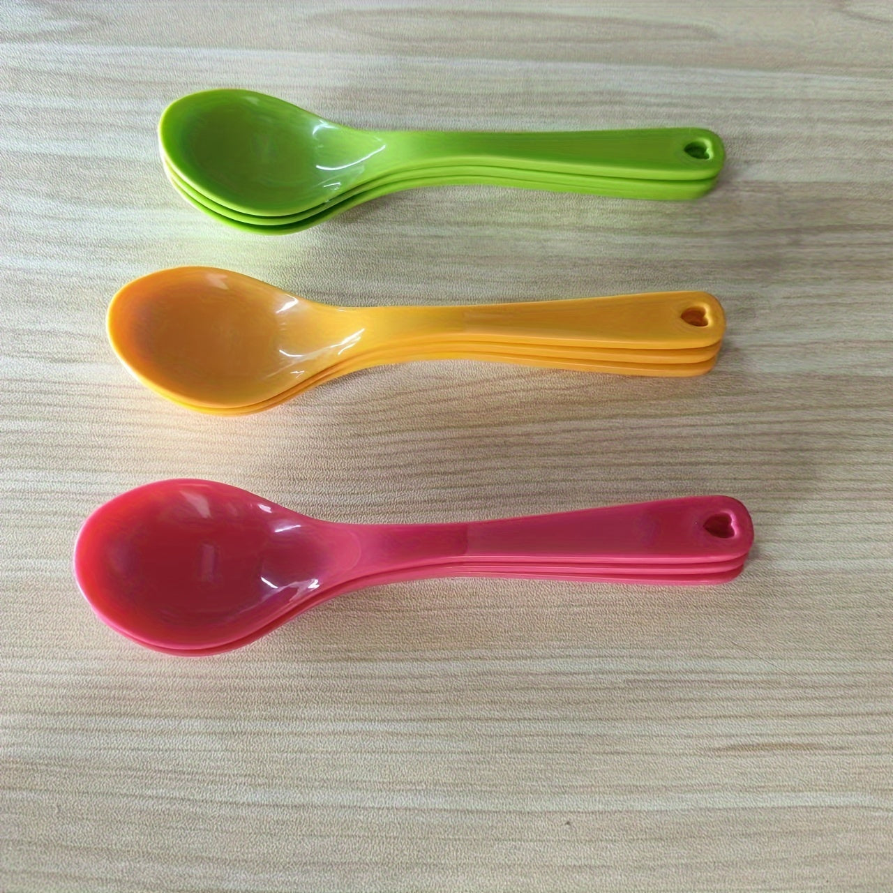 Multi-Purpose Plastic Spoon for Dining Coffee Sweets and Mixing Cocktails