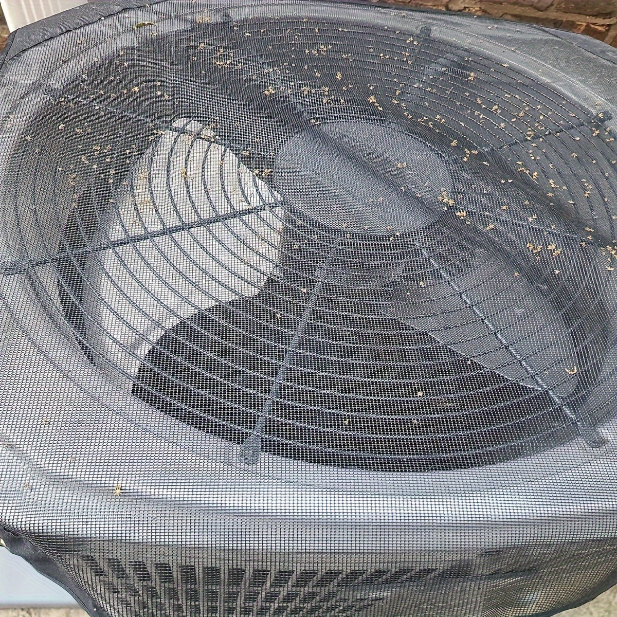 Universal Air Conditioner Cover Heavy Duty Mesh Leaf Guard All Season Protection