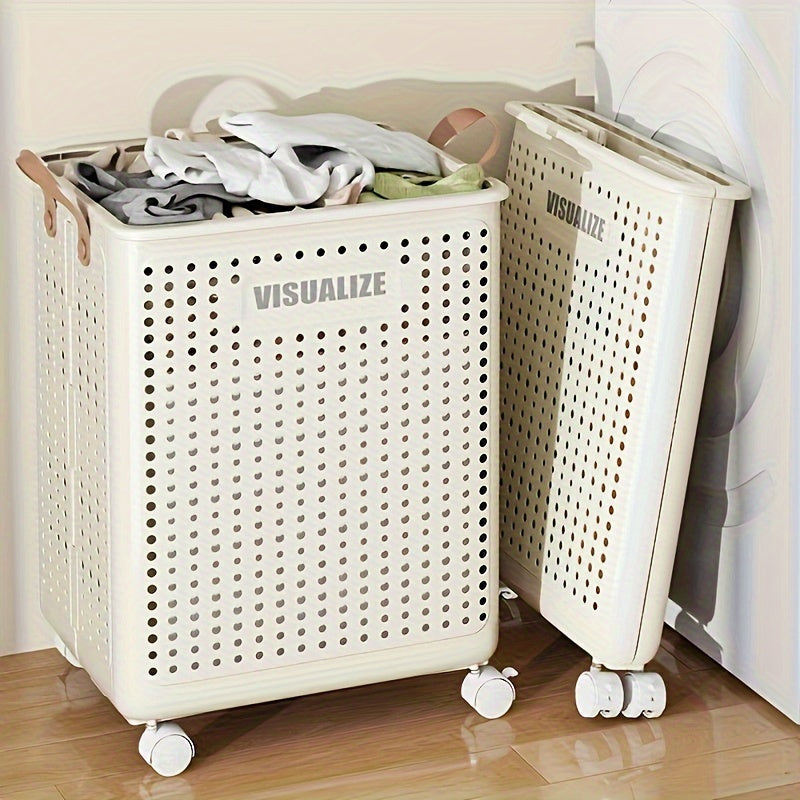 Large Capacity Breathable Laundry Basket for Home Bathroom Storage