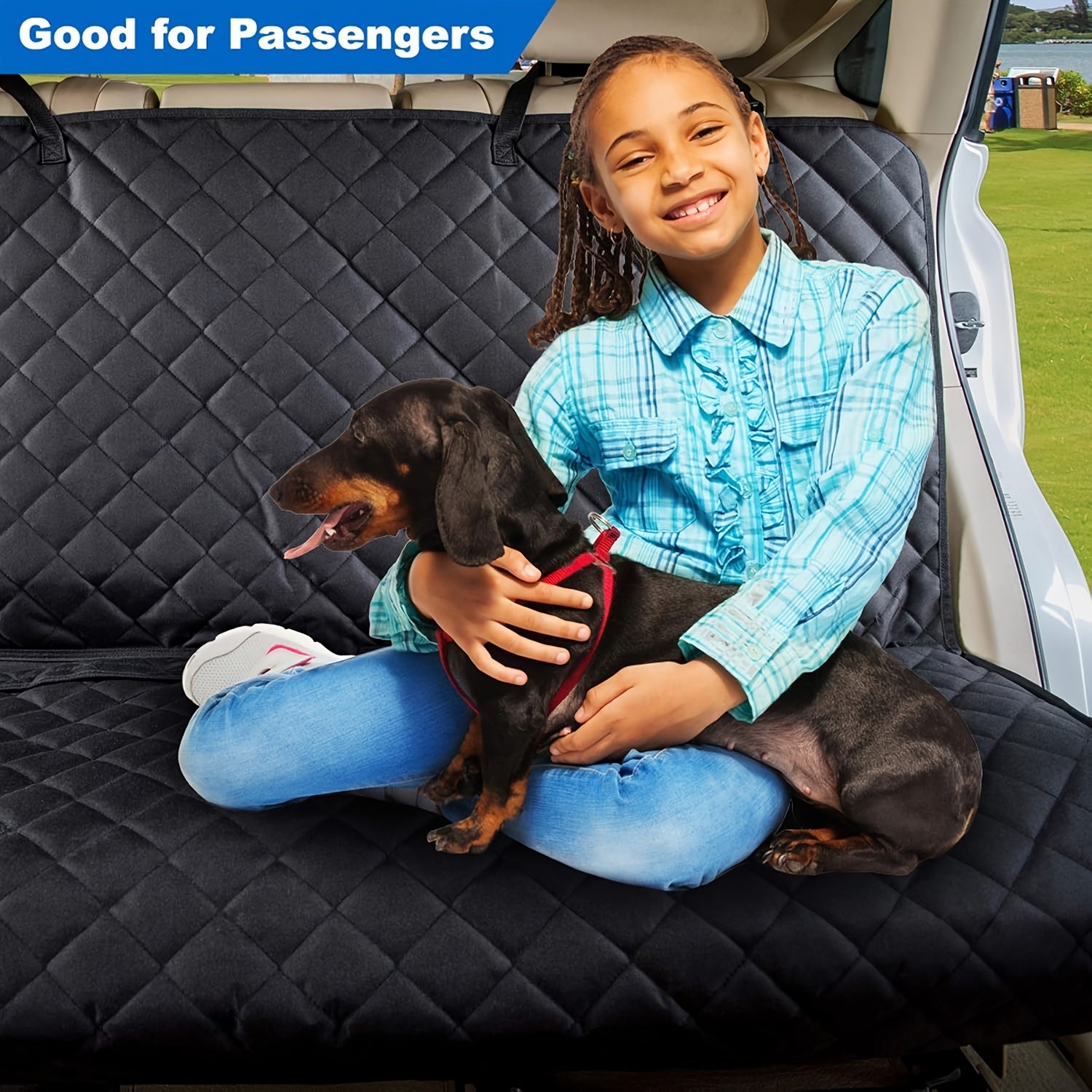 Waterproof Dog Car Seat Cover Durable Non-Slip Fits Cars Trucks SUVs