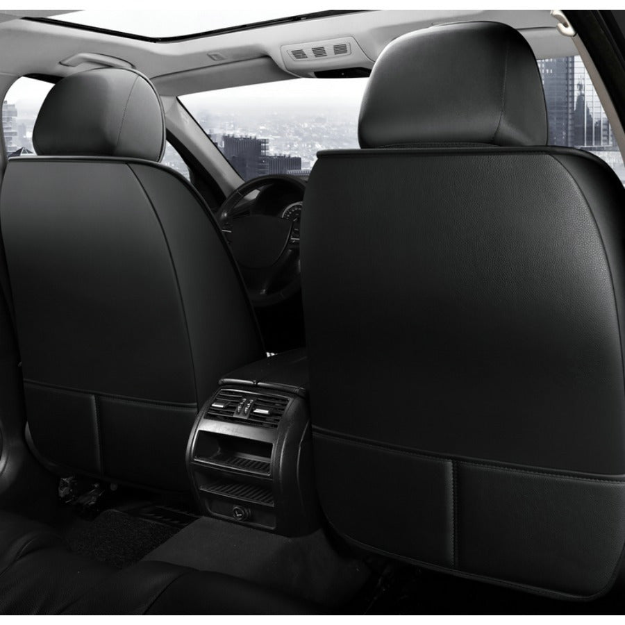 Funda de asiento de coche de seda de hielo transpirable para verano con cobertura completa y reposacabezas