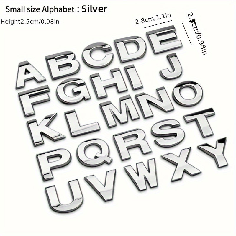 Metall avtomobil logotipi bagaj stikerlari uchun dvigatel quvvati raqami plitasi bezaklari