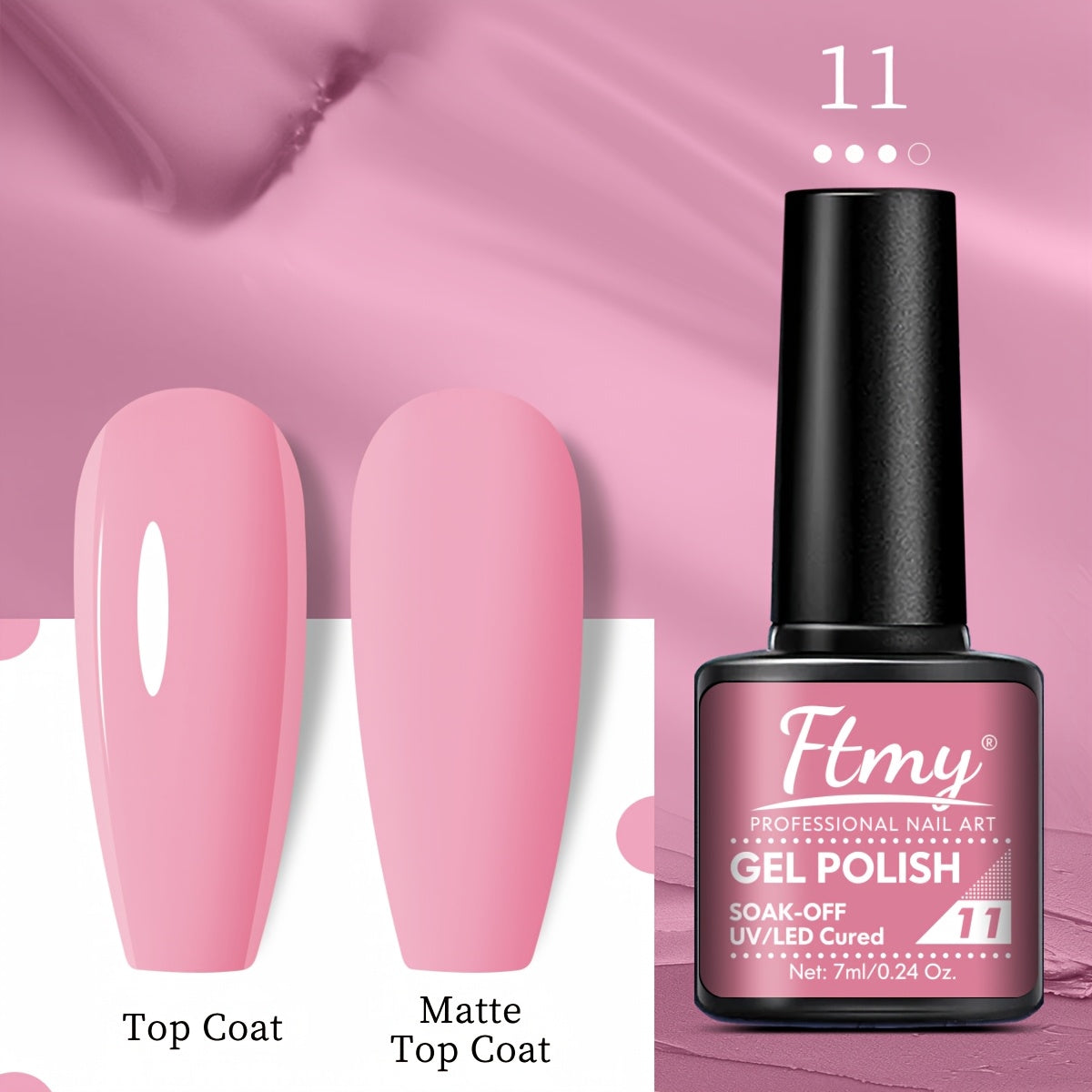 Women Gel Nail Polish Strong Bright Colors Long-Lasting