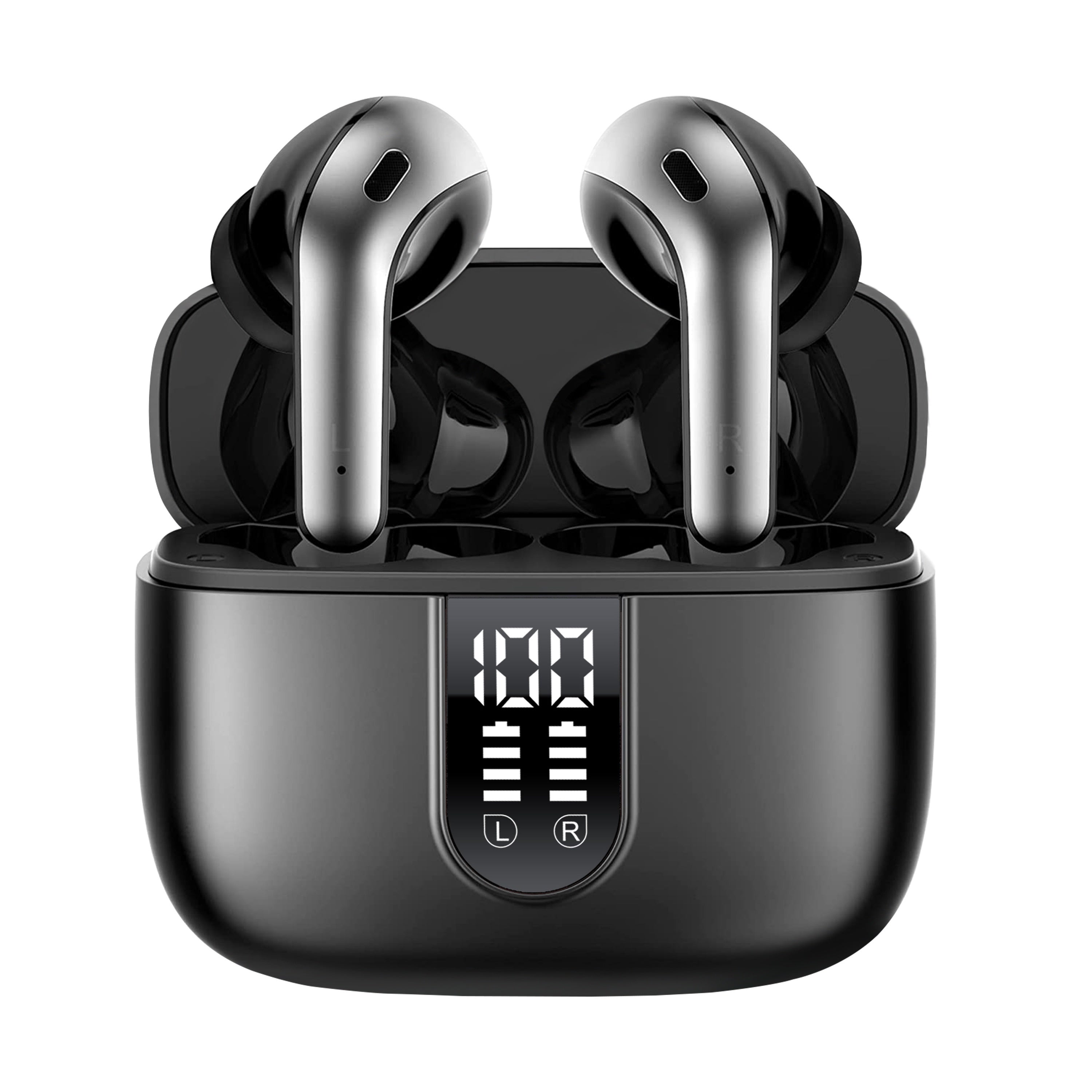 Wireless Earbuds with Charging Case for iPhone and Android Sports Noise Cancelling