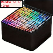 Alcohol-Based Felt Pens Set for Manga Sketching Dual Brush Art Markers for Drawing