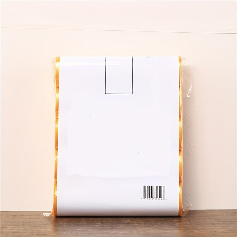 1 to'plam 5 dona to'liq hammom uchun kichik chiqindi sumkalarini oling, oshxona saqlash uchun bir martalik ingichka chiqindi sumkalari, hammom, oshxona, ofis, restoran tozalash uchun plastik sumkalarda joylangan kichik chiqindi sumkalari.