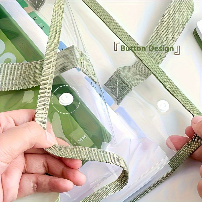 Organizador de archivos A4 de PVC impermeable con 13 bolsillos, portátile blanco para documentos para oficina, escuela y hogar