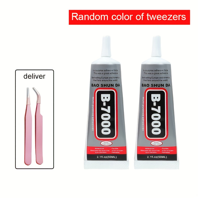 Multi-Purpose Transparent Adhesive Glue for Jewelry and Car Interior