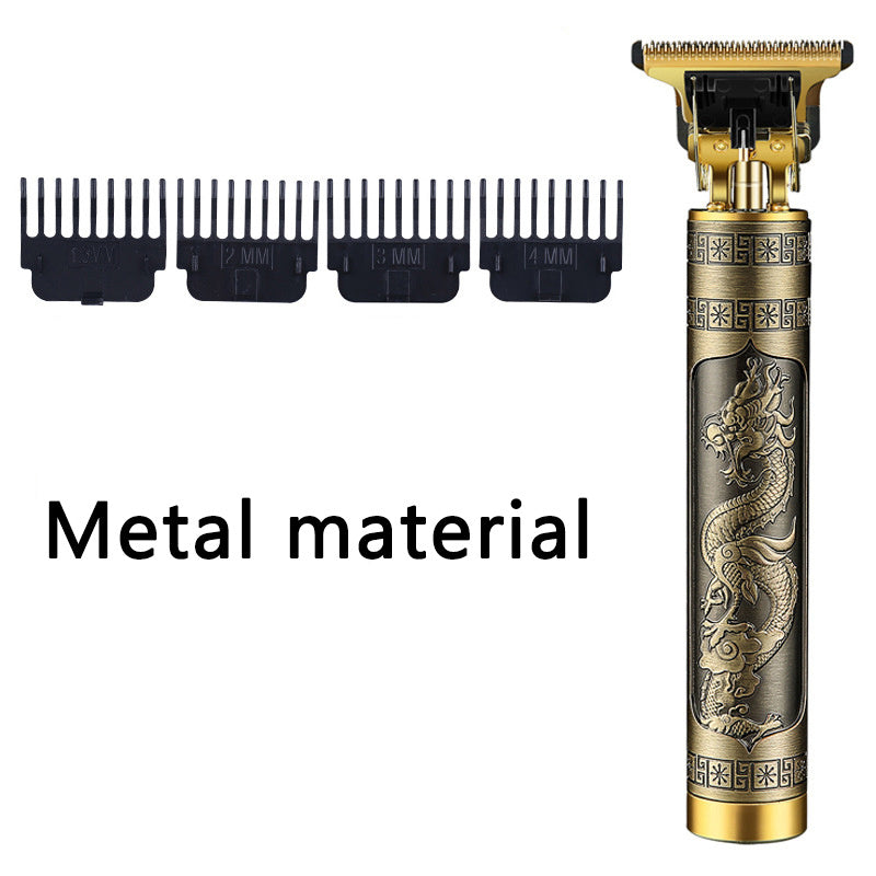 Машинка для стрижки волос для мужчин с перезаряжаемой батареей USB и насадками-руководствами