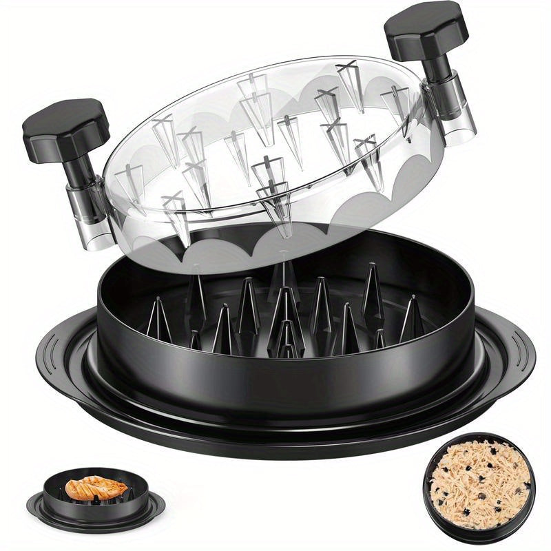 20.32 sm Qoʻlda ishlovchi Tovuqni maydalash uchun aniq qopqogʻi va anti-slid asos bilan - Pishirilgan goʻsht uchun ergonomik qoʻl asbob - Oson tozalanadi, idish-tovoq mashinasida yuvish mumkin - Tacos, sendvichlar, salatlar uchun ajoyib -