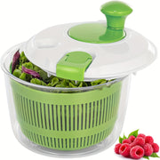 Plastic Salad Spinner with Filter Basket for Drying Fruits and Vegetables