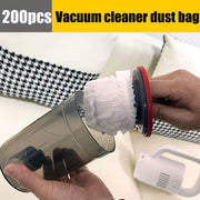 50/100/200 dona Bir martalik Changyutgich Filtrlari - To'qilmagan Polyester Chang Sumkasi O'rnini Bosuvchi Filtrlar, Qayta ishlatiladigan va Yuqori sifatli, chang, allergenlarni ushlab qoladi va uy va ofis uchun zarrachalarni kamaytiradi