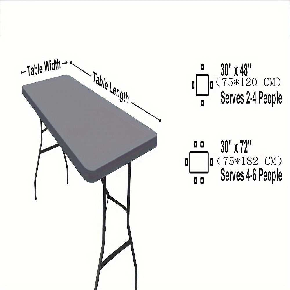 Waterproof Picnic Table Cover for 182.88 cm Tables Outdoor Garden Banquet Party