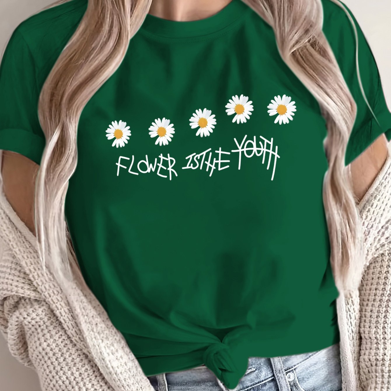 Women's Loose Large Size T-Shirt Spring Summer Round Neck Casual Short Sleeve Breathable Fabric