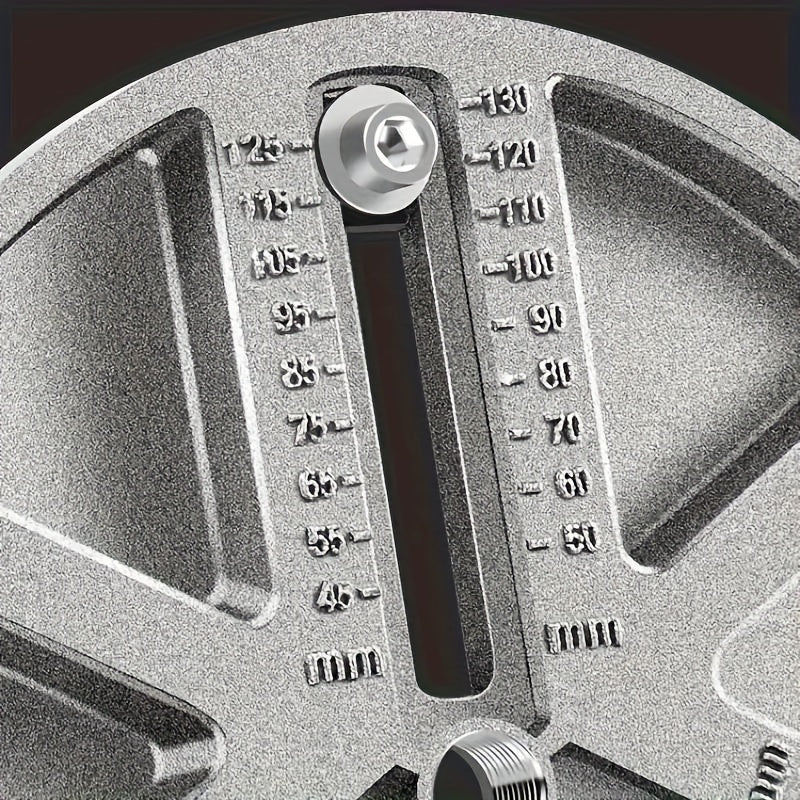 Sozlanadigan teshik pichoqlari to'plami 45-130mm yog'och, plastmassa, gipsokarton va metall uchun markaziy burg'ulash bilan