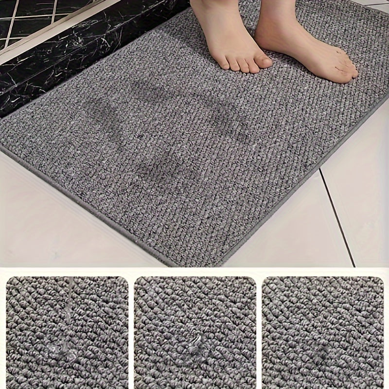 Alfombra de puerta de piña con respaldo de PVC antideslizante, duradera y de secado rápido