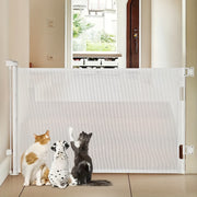Retractable Baby Gate for Stairs and Doorways Mesh Safety Gate 83.82cm Tall