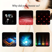 LED Neck Mask with Multi-Color Light Therapy Rechargeable Battery