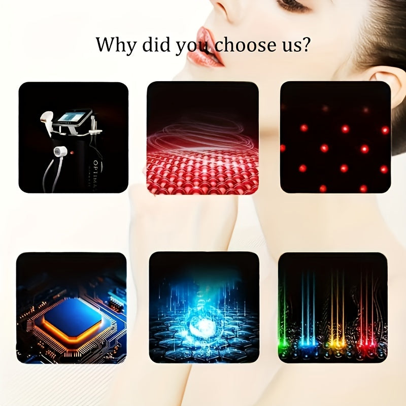 LED Neck Mask with Multi-Color Light Therapy Rechargeable Battery