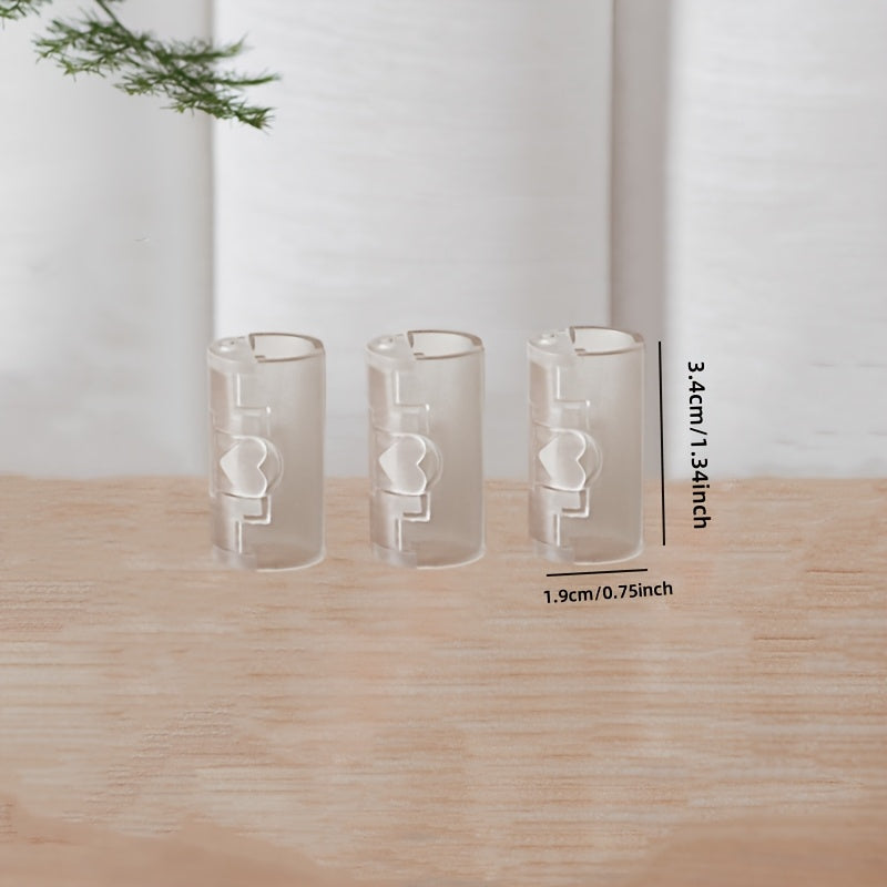 20 Pieces Transparent Bed Sheet Clips Reusable No-Mark Gripper Pins