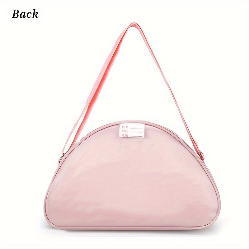 Girls' Single Shoulder Backpack for Dance Fitness Lightweight Zipper Adjustable Strap
