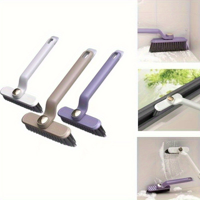 Set of 2 Versatile Cleaning Brushes for Shower, Glass, and Windows