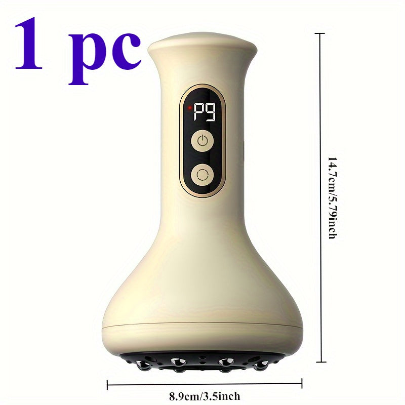 Rechargeable Handheld Massager with 9 Intensity Settings for Relaxation and Fatigue Relief