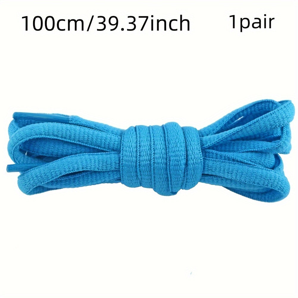 Unisex Classic Nylon Half Round Shoelaces for Sneakers 100cm-120cm