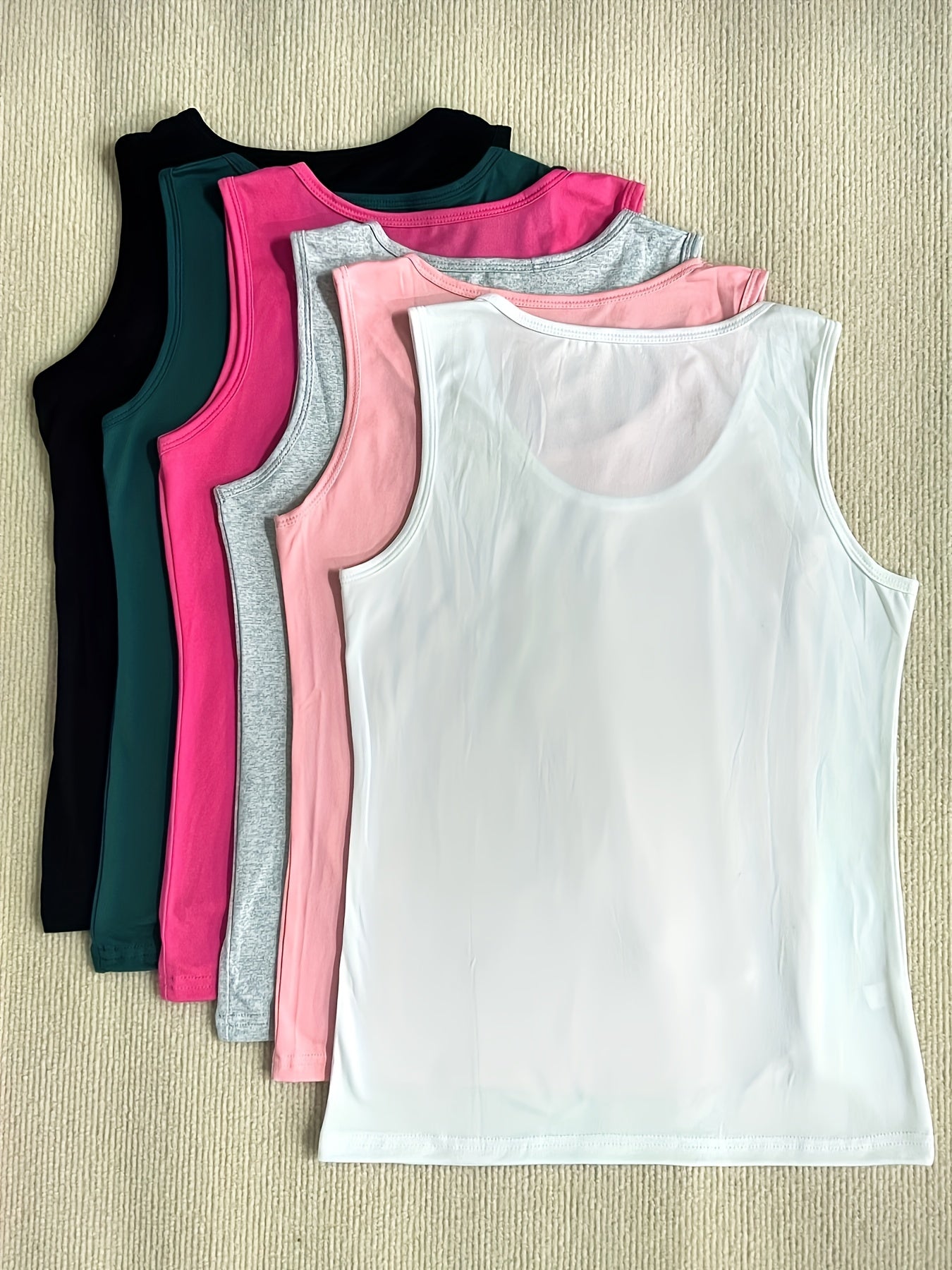 Tops de tirantes sin mangas para mujeres de tallas grandes, crop tops para verano