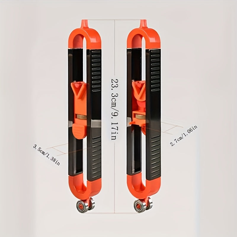 Woodworking Tool Set with Locking Mechanism and Adjustable Ruler for DIY Projects