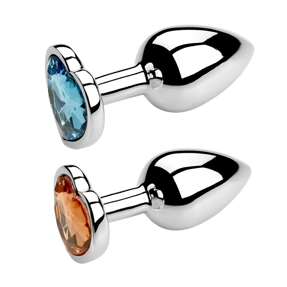 Унисекс силиконовая анальная пробка в форме сердца для личного секс-игрушки массажер