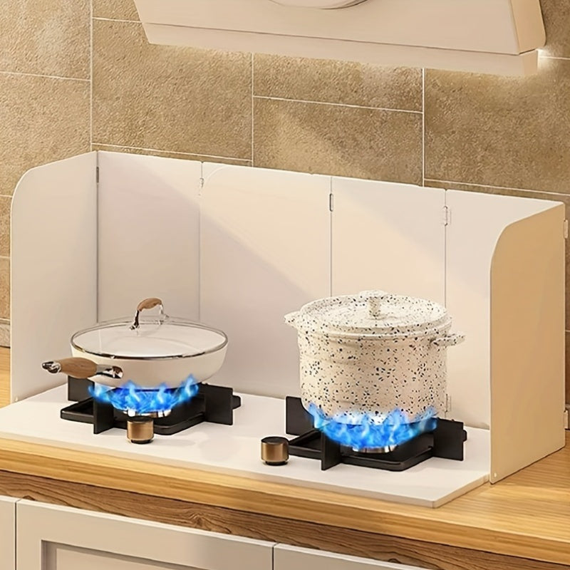 Kitchen Grease Splash Guard Metal Shield for Stovetop Cooking Oil Heat Resistant