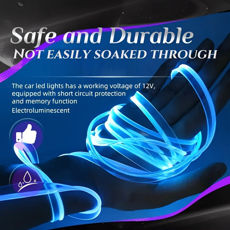 24V RGB Avtomobil ichki LED chiziq chiroqlari, masofadan boshqarish bilan musiqa tugmasi nazorati