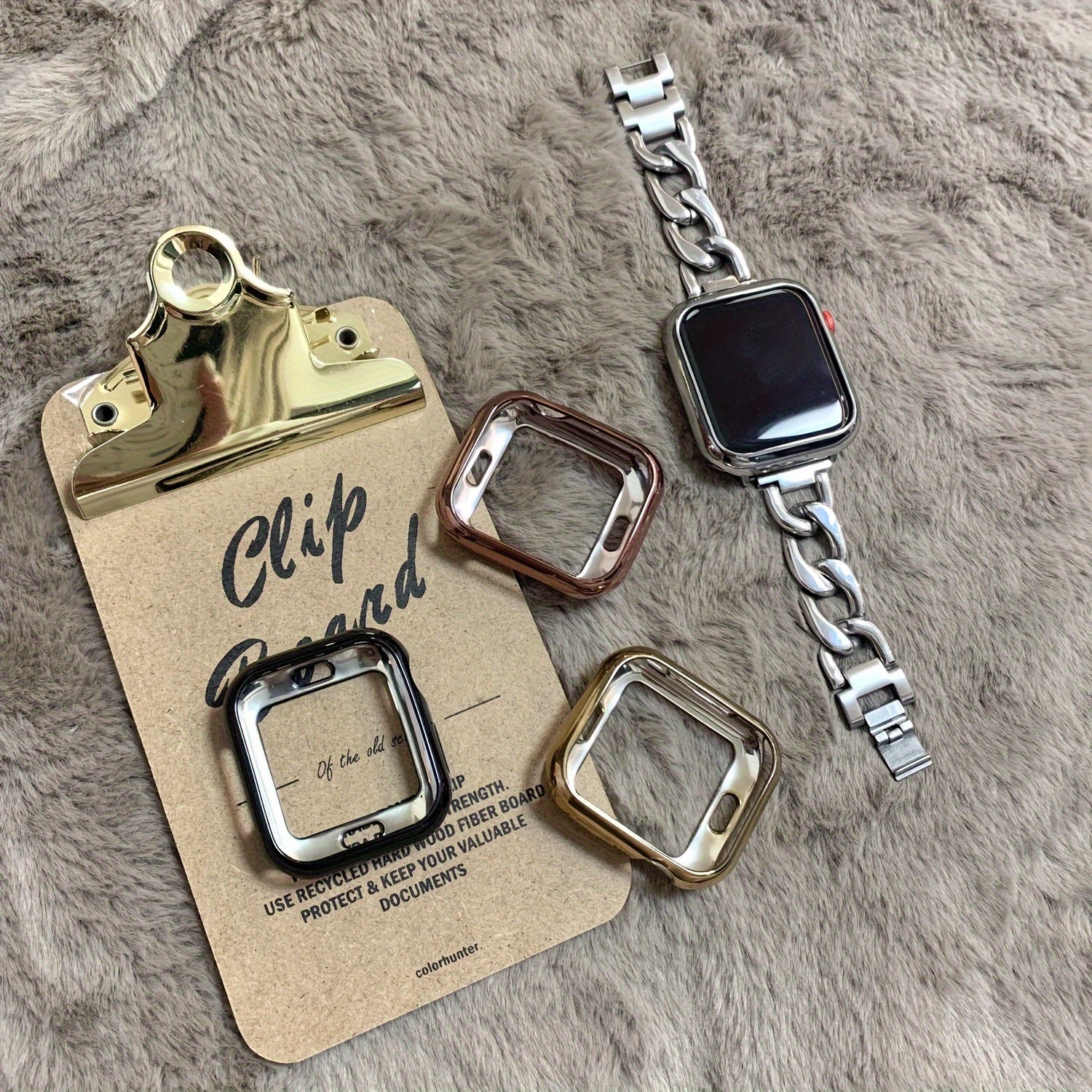 TPU Bumper Cover for iWatch Screen Protector Compatible with Series 9 8 7 SE 6 3 38mm 40mm 41mm 42mm 44mm 45mm