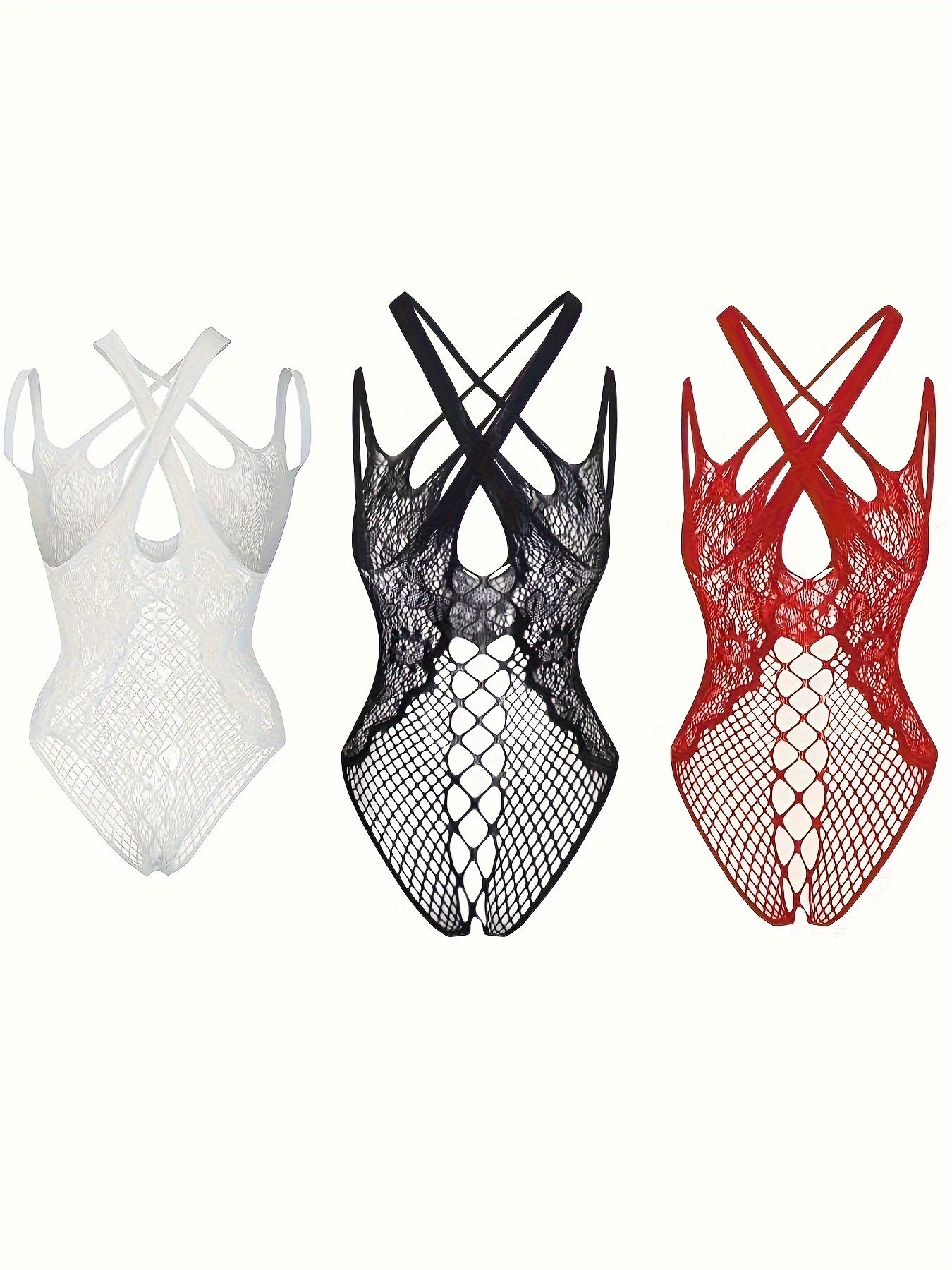 Set of Three Women's Sexy Lingerie for Nightclub Wear