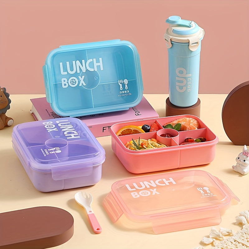 Отдельный набор ланч-боксов для офисных работников, включающий столовые приборы, безопасную для микроволновой печи коробку для бенто для пикников, кемпинга и домашнего использования