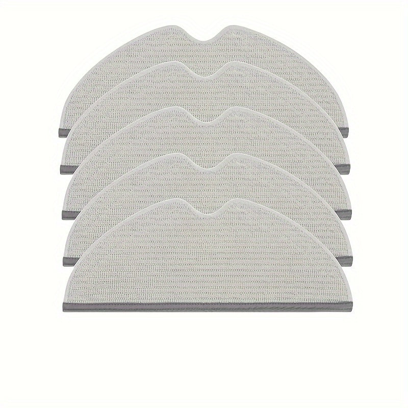 Set of 5 Vacuum Mop Pads and Dusting Brush Attachments for Robotic Vacuum Models