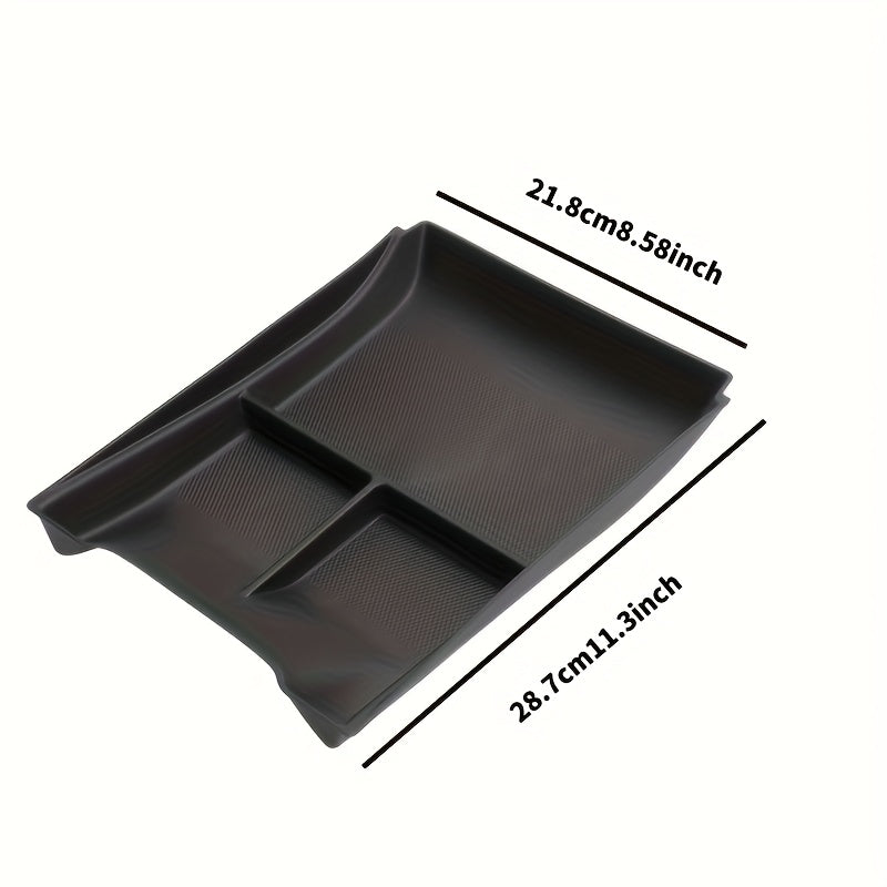 Car Center Console Armrest Storage Box Organize Tray Non-Slip Durable