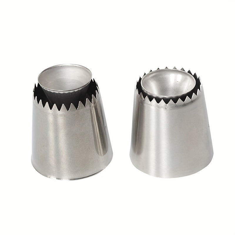 Large Stainless Steel Pastry Tip Russian Icing Nozzle for Cake Decorating
