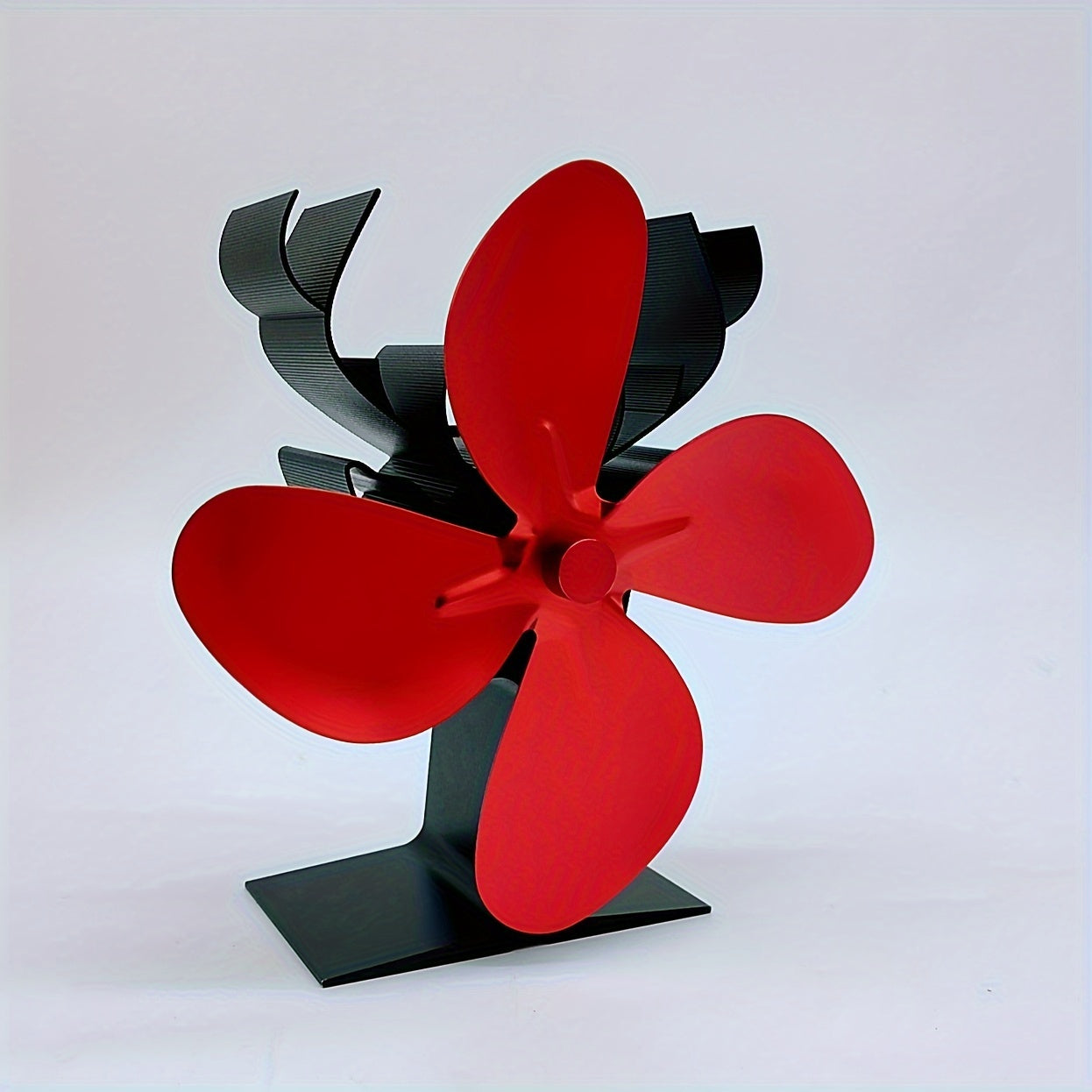 Deer Shaped Fireplace Fan Wood Stove Thermoelectric No Electricity Needed Camping Gift