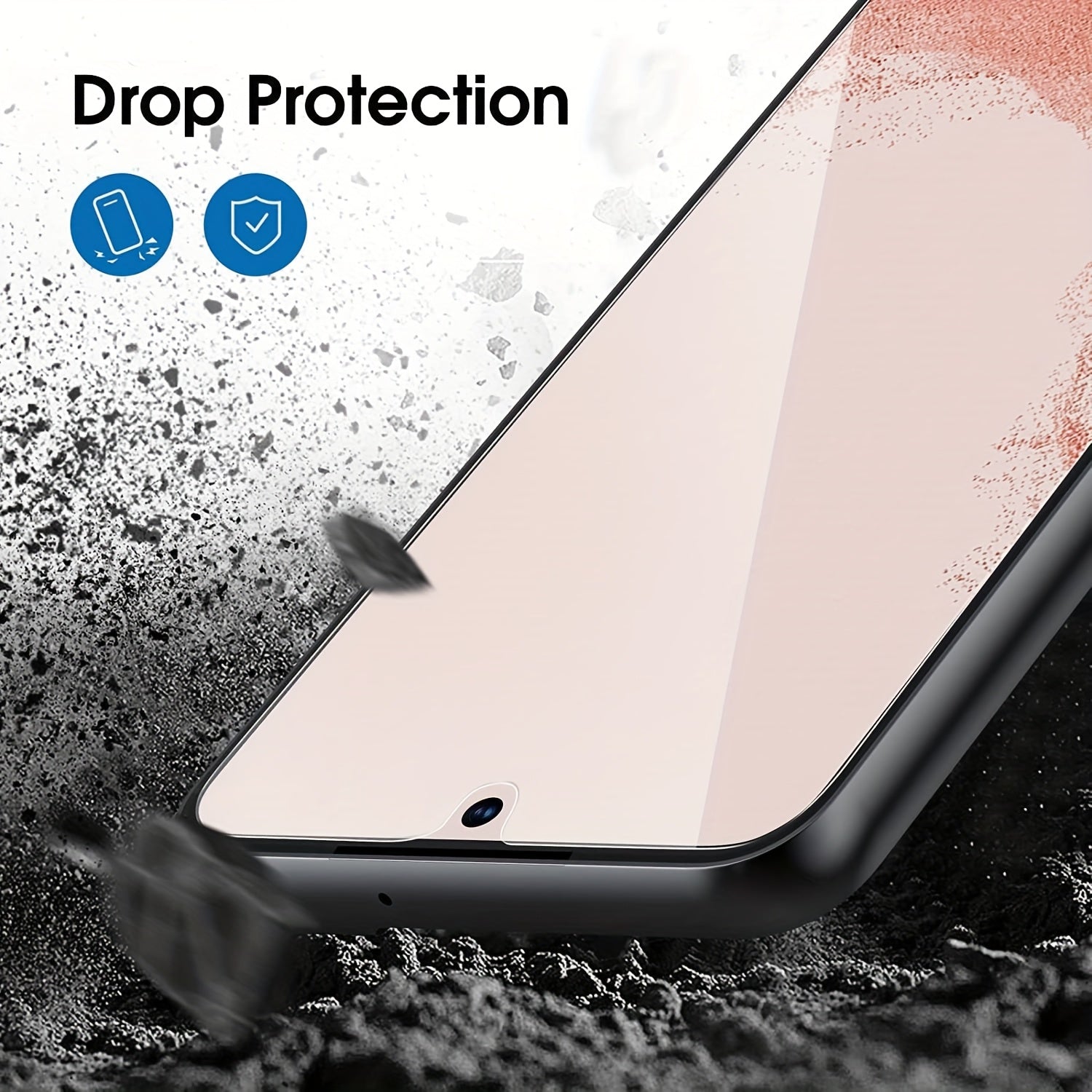2pcs 4K Ultra HD Tempered Glass Screen Protectors for Samsung Galaxy Models Glossy Finish Scratch-Resistant