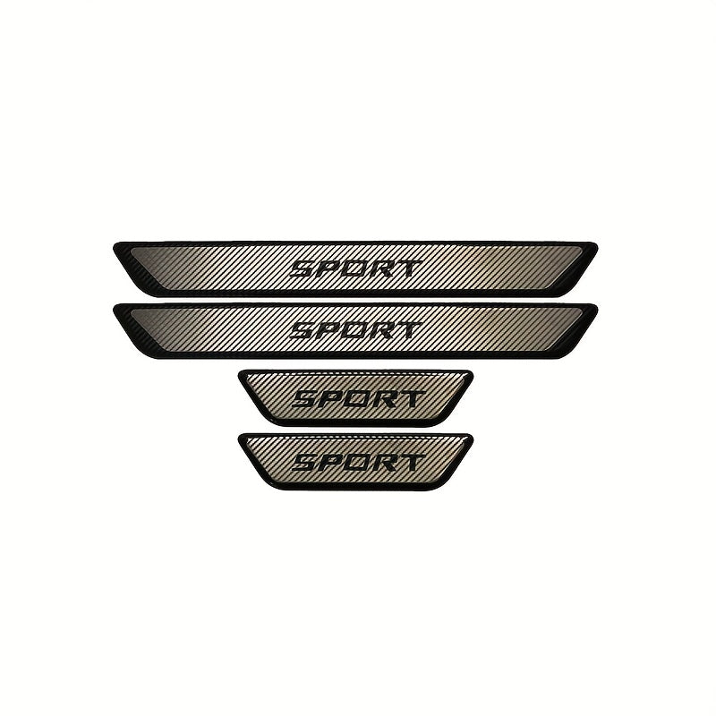 4 Pcs Stainless Steel Anti Scratch Wear-Resistant Door Threshold Protection Strips