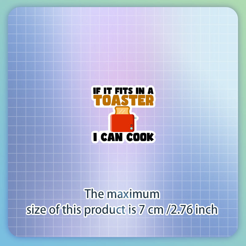 Si cabe en una tostadora, puedo cocinar en superficies como vinilo, termo para portátil, vaso, adorno de Navidad a prueba de agua