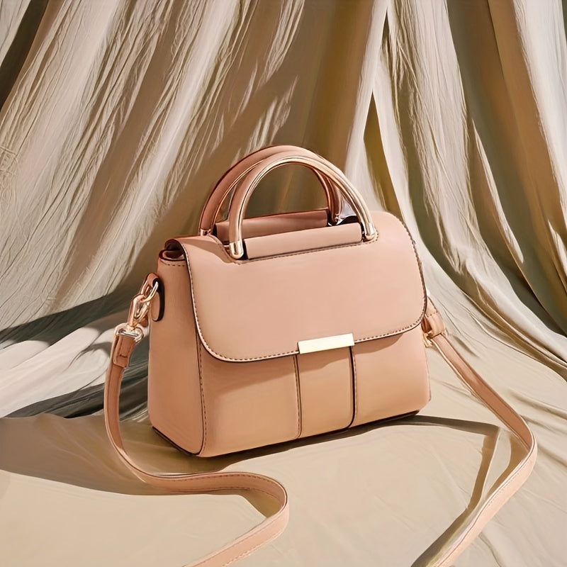 Ayollar uchun uslubiy krossbody xabarchi sumkasi, olib tashlanadigan tasma, magnit yopish va katta sig‘imga ega.