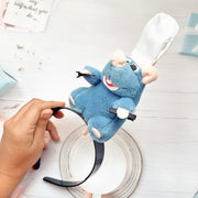 Fuzzy Mouse Headband for Women Halloween Cosplay Hair Accessory Fall Winter