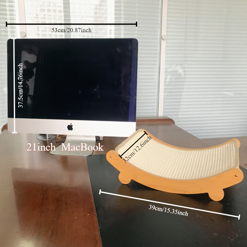 Sisal Cat Scratcher and Recliner Nest for All Seasons No Mess