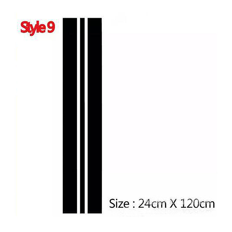 Car Hood Sticker Personalize Stripe Auto Body Decoration Cover Film