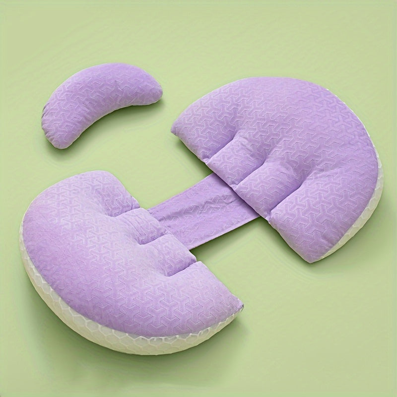 Pregnancy Cushion U-Shaped Waist Support for Side Sleeping Belly Relief Maternity Comfort