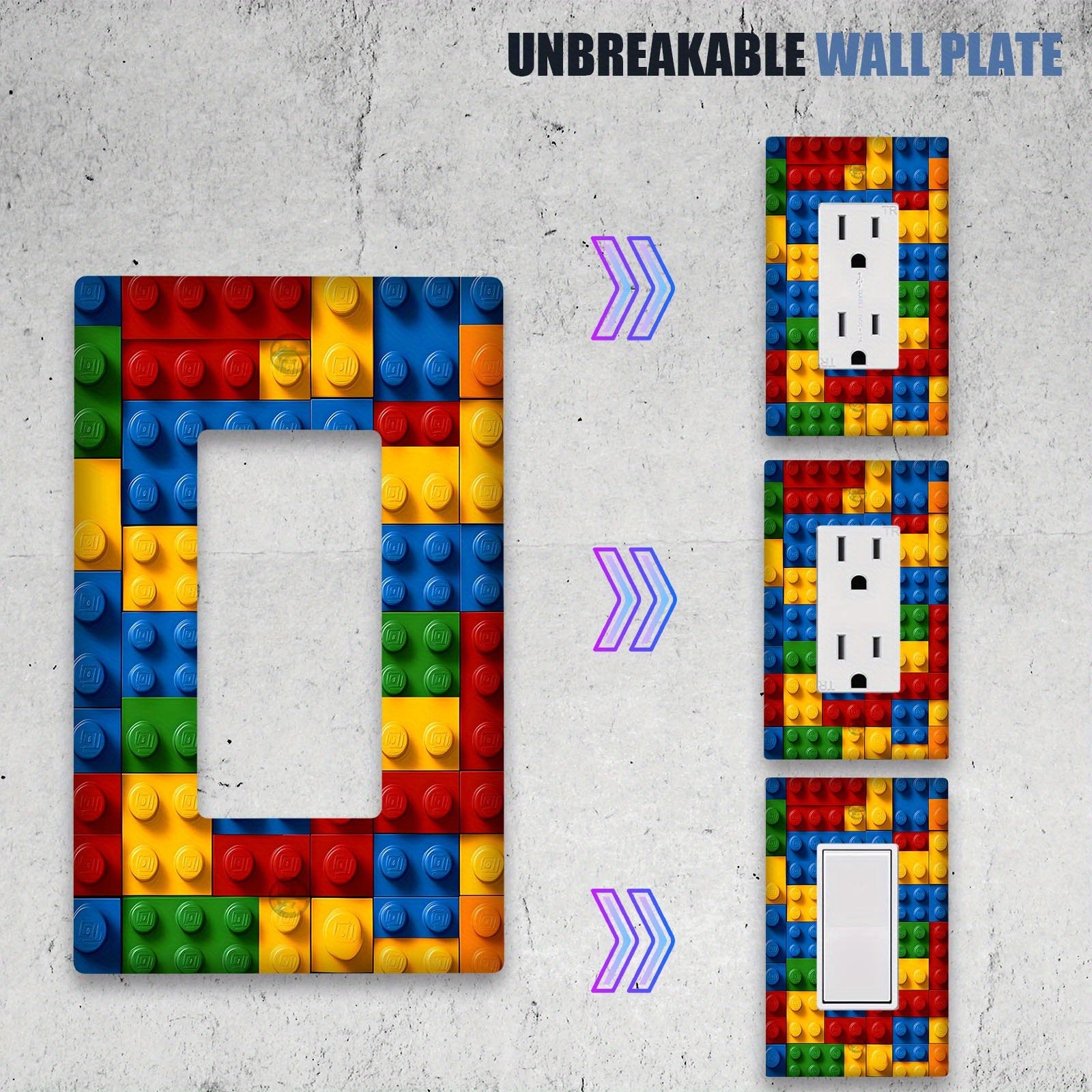 Cubierta decorativa para placa de pared, no necesita electricidad, fácil de limpiar, versátil, decoración para el hogar